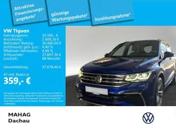 Blau Gebraucht 2021 VW Tiguan R-line SUV | 33.395 € (Guter Preis)