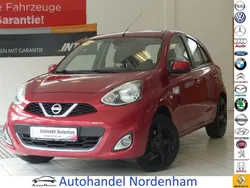 Intense red (metallic) Gebraucht 2017 Nissan Micra Acenta Kleinwagen | 6.991 € (Fairer Preis)