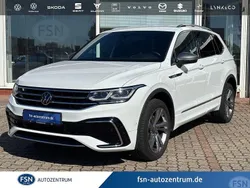 Pure white Gebraucht 2022 VW Tiguan Allspace R-line SUV | 37.900 € (Fairer Preis)