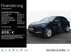 Mythosschwarz metallic Gebraucht 2025 Audi Q6 e-tron Ambiente SUV | 60.980 € (Etwas zu teuer)