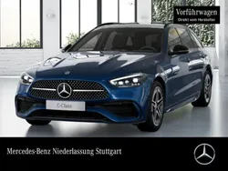 Blau Gebraucht 2024 Mercedes C300e AMG Limousine | 53.990 € (Guter Preis)