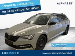 Stahlgrau uni Gebraucht 2021 Skoda Superb SportLine Kombi | 24.990 € (Superpreis)