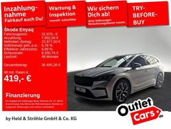 Brilliantsilber metallic Gebraucht 2022 Skoda Enyaq iV SportLine SUV | 31.970 € (Guter Preis)