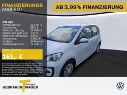 Weiß Gebraucht 2021 VW up! move up! Kleinwagen | 11.370 € (Fairer Preis)
