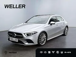 Iridiumsilber metalliclack Gebraucht 2022 Mercedes A200 AMG line Limousine | 28.649 € (Fairer Preis)