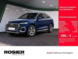 Blau / navarrablau Gebraucht 2024 Audi Q5 Sportback S-Line SUV | 49.990 € (Fairer Preis)