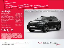 Mythosschwarz metallic Gebraucht 2024 Audi Q8 S-Line SUV | 79.961 € (Fairer Preis)