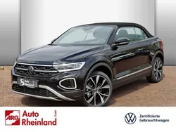 Schwarz Gebraucht 2024 VW T-Roc Cabriolet Style Cabrio | 34.747 € (Fairer Preis)