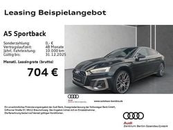 Schwarz Gebraucht 2025 Audi A5 Sportback S-Line Kleinwagen | 58.222 €