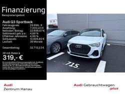 Weiß Gebraucht 2021 Audi Q3 Sportback S-Line SUV | 29.999 € (Fairer Preis)