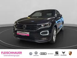 Schwarz Gebraucht 2021 VW T-Roc Cabriolet R-line Cabrio | 26.480 € (Fairer Preis)