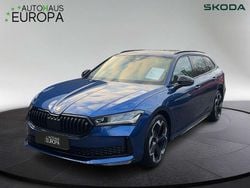 Atlantikblau metallic Neu 2025 Skoda Superb SportLine Kombi | 48.850 € (Superpreis)