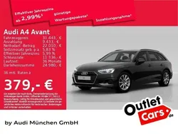 Brillantschwarz Gebraucht 2023 Audi A4 Ambiente Kombi | 31.443 € (Guter Preis)