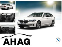Mineralweiß metallic Gebraucht 2021 BMW 520 Luxury Line Kombi | 32.840 € (Fairer Preis)