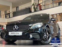 Schwarz Gebraucht 2021 Mercedes C200 AMG line Limousine | 25.480 € (Fairer Preis)