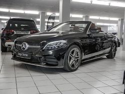 Schwarz Gebraucht 2021 Mercedes C200 AMG Cabrio | 37.490 € (Fairer Preis)