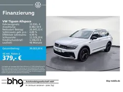 Pure white Gebraucht 2021 VW Tiguan Allspace Highline SUV | 32.960 € (Guter Preis)