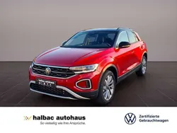 Kings red metallic / schwarz Gebraucht 2024 VW T-Roc IQ Drive SUV | 34.920 € (Etwas zu teuer)
