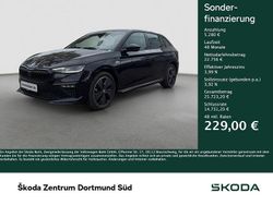 Schwarz Gebraucht 2025 Skoda Scala Monte Carlo Kleinwagen | 28.036 € (Etwas zu teuer)