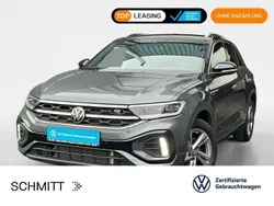Indiumgrau metallic/schwarz Gebraucht 2024 VW T-Roc R-line SUV | 30.499 € (Fairer Preis)