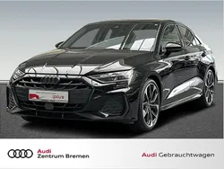 Mythosschwarz metallic Gebraucht 2024 Audi A3 S-Line Limousine | 42.450 €