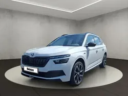 Moonweiß perleffekt/moonweiss metallic Gebraucht 2022 Skoda Kamiq Monte Carlo SUV | 22.950 € (Guter Preis)