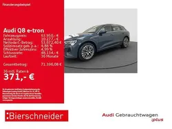 Blau Gebraucht 2024 Audi Q8 e-tron Advanced Plus SUV | 63.950 € (Guter Preis)