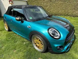 Blau Gebraucht 2016 Mini John Cooper Works Cabriolet Cabrio | 25.000 €