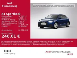 Navarrablau metallic Gebraucht 2024 Audi A1 Sportback Basis Kleinwagen | 24.590 € (Fairer Preis)