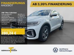 Weiß Gebraucht 2025 VW T-Roc Cabriolet R-line Cabrio | 30.970 € (Guter Preis)