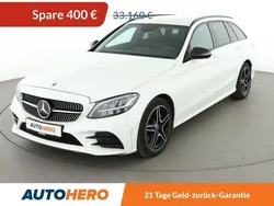 Weiß Gebraucht 2021 Mercedes C180 AMG line Limousine | 32.760 € (Fairer Preis)