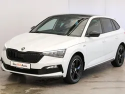 Weiß metallic Gebraucht 2022 Skoda Scala Monte Carlo Kleinwagen | 28.890 €