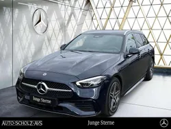 Cavansitblau metallic Gebraucht 2022 Mercedes C300 AMG Kombi | 37.399 € (Fairer Preis)