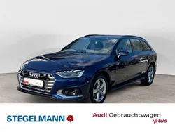 Navarrablau metallic Gebraucht 2024 Audi A4 Advanced Plus Kombi | 38.590 € (Etwas zu teuer)