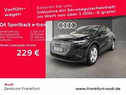 Mythosschwarz metallic Gebraucht 2024 Audi Q4 Sportback e-tron Ambiente SUV | 41.650 € (Etwas zu teuer)