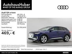 Navarrablau metallic Gebraucht 2023 Audi Q4 e-tron Ambiente SUV | 43.660 € (Teuer)