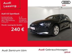 Schwarz Gebraucht 2024 Audi A3 Sportback Advanced Plus Kleinwagen | 36.890 € (Teuer)