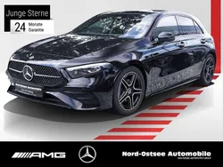 Metalliclack kosmosschwarz Gebraucht 2024 Mercedes A200 AMG Limousine | 33.490 € (Fairer Preis)