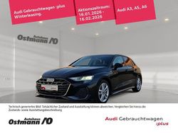 Mythosschwarz metallic Gebraucht 2025 Audi A3 S-Line Limousine | 36.250 € (Guter Preis)