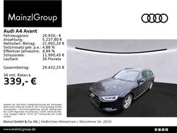 Schwarz Gebraucht 2021 Audi A4 Ambiente Kombi | 26.830 € (Fairer Preis)