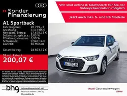 Cortinaweiß Gebraucht 2025 Audi A1 Sportback Kleinwagen | 20.799 € (Guter Preis)