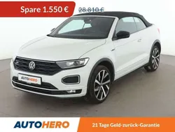 Weiß Gebraucht 2021 VW T-Roc Cabriolet R-line Cabrio | 26.750 € (Fairer Preis)