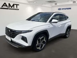 Atlas white / sol Gebraucht 2023 Hyundai Tucson Prime SUV | 29.999 € (Fairer Preis)