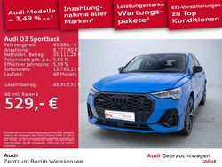 Blau Gebraucht 2023 Audi Q3 Sportback S-Line SUV | 43.889 € (Etwas zu teuer)