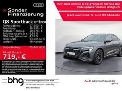 Daytonagrau perleffekt Gebraucht 2023 Audi Q8 Sportback e-tron S-Line SUV | 67.960 € (Teuer)