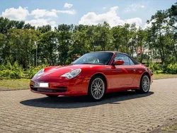 Rot Gebraucht 2003 Porsche 911 Carrera Cabriolet Cabrio | 30.996 € (Superpreis)