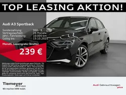 Mythosschwarz metallic Gebraucht 2024 Audi A3 Advanced Limousine | 32.540 € (Fairer Preis)