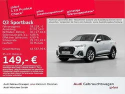 Weiß Gebraucht 2025 Audi Q3 Sportback S-Line SUV | 39.229 € (Guter Preis)
