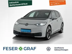 Gletscherweiß metallic schwarz Gebraucht 2023 VW ID.3 Pro Performance Kleinwagen | 31.950 € (Etwas zu teuer)