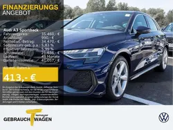 Navarrablau metallic Gebraucht 2024 Audi A3 S-Line Limousine | 35.460 € (Fairer Preis)